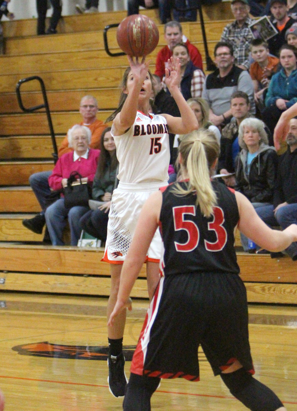 Baldwin-Woodville at Bloomer girls basketball 2-22-19